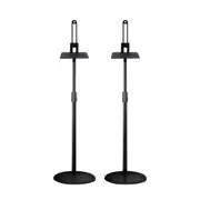 Alston Satellite Speaker Stand Height Adjustable 101-165cm Stand Bookshelf Speaker Stand Set of 2 Floor Stand Mount for Speaker Samsung Q990 Q930 9500s