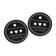 2PCS NAB Hub Adapter Spacer Spacer for Reel to Reel Tape Recorders 1.1mm