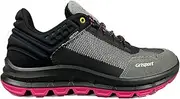 [Grisport] Women's Shoes City and Mountain Leather Waterproof Shoes Gritex Membrane and Moulded Base Non-Slip Trekking Made in Italy, Black, 8.5 AU