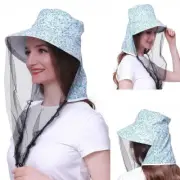 Hidden Head Face Mask Hat Breathable Fishing Cap Mosquito Net Cap Unisex