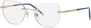 [Chopard] VCHG26M Glasses, Shiny Rose Gold, 54 for Women, Shiny Rose Gold, 54