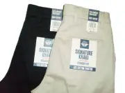Dockers Men's Straight Fit Signature Lux Cotton Stretch Khaki Pant New