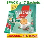 6 Packs Nescafe Proslim Protect Instant Coffee Stick 3in1 Diet Slimming Fiber TH
