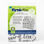 Artist Series Printed Shrink Film 216x277mm 4/Pkg