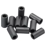 10Pcs Ferrite Toroid Core, Toroid Core 0.4"ODx0.2"IDx0.8"H Ferrite Rings, Black
