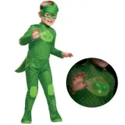 PJ Masks Gekko Deluxe Light-Up Toddler Kids Costume - Small (2T)