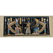 Papyrus _ Pharaoh, Isis & Osiris Mythology Painting.
