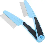 MOTHNUR Dandruff Comb for Men Women Boys and Girls Pets Fine Tooth Hair Comb Metal Pick Stainless Steel