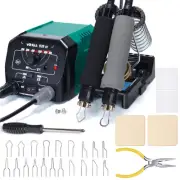 939 III Dual Pen Pyrography Station 2-in-1 Wood-Burning Tool with Two Wood-Bu...