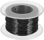 uxcell 20 Gauge / 0.8mm Anodized Aluminum Wire for Jewelry Craft Making, 100 Feet Bendable Flexible Wire for DIY Home Decor Gardening Sculpture, Black