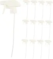 CANIGHT 12pcs Trigger Sprayer Tool Spray Bottle Nozzle Small Sprayer Cleaning Spray Bottle Large Pump White Pp