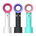 360 Degree Mute Portable Bladeless Hand Held Mini No Leaf Handy Fan USB Cooler