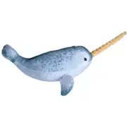 Wild Republic Living Ocean Mini Narwhal 12"