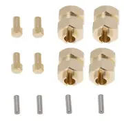 4Pcs New 1/24 Brass Coupler Wheelbase Counterweight For AXIAL SCX24 90081 RC Car