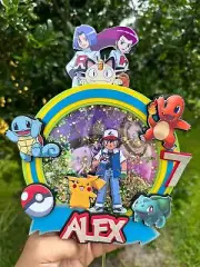 Pokemon caketopper, pokemon, pokemon character caketopper, shaker caketopper