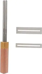 SWOOMEY 1 Set Guitar Nut File Handle Steel Fret File Tool for Guitar Polishing and Finishing Compact and Portable Luthier Tool present for Musicians