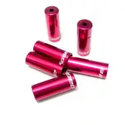 gobike88 Jagwire Ferrule Open End Caps, 5mm, 6 pieces, Red, F09W