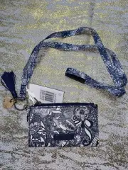 SAKROOTS ID Lanyard Card Case Keychain Coin Purse NAVY SD ARTIST CIRCLE NEW