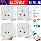 Tuya Zigbee WiFi 16A Smart Socket AU Plug Voice Control for Alexa Google Home