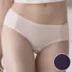 華歌爾 天絲纖維A100 M-LL中低腰三角褲(深紫) 環保素材-透氣包臀-吸濕舒適