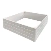 Sandleford 1220 x 1220 x 380mm White Nuvue Raised Garden Bed