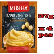 Mivina Instant Mashed Potatoes Cream Flavored Ukrainian Food Quick Cooking Snack