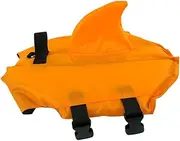 Happyyami Nylon Fin Dog Swimwear Life Vest Pet Floatation Vest Easy to Put On/take Off Comfortable Safe
