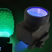 ALKISTA Glow in The Dark UV LED Feedneck to Light Up Gel Ball Blaster Ammo, to Upgrade Splatter Ball Blaster Night Outdoor Game, 1Pcs Light Up Ammo Holder