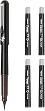 Pentel Pocket Brush Pen Sepia Ink with 4 Ink Cartridge Refills (GFKP3-SP)