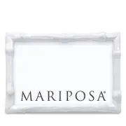 Mariposa Bamboo White Picture Frame, 4 x 6