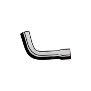 Upper Radiator Hose 34/37mm x 310mm for Nissan Caravan E24 Homy E24 Urvan E24