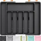 Cutlery Drawer Organiser Expandable Utensil Tray for Kitchen Adjustable Silverwa