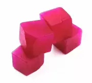 DYED 200-250 Ct LOT Natural Rough Loose Gemstone Certified Ruby Cube Rough AKV