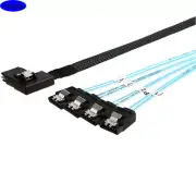 MINI SAS SFF-8087 to 4-port SATA female connection cable For Server