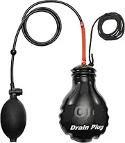 Toiee Drain Plug (110mm) Inflatable Pipe Plug, Pipe Stopper. The Toiee Drain Plug with Pump, 85 cm Hose and Balloon. Stop Water Coming up into The Sewer Line or Drain