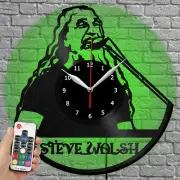 LED Clock Steve Walsh Vinyl Record Wall Clock Led Light Wall Clock 2687