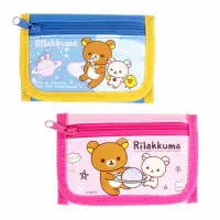 在飛比找momo購物網優惠-【Rilakkuma 拉拉熊】三層票卡包 錢包 零錢包(懶懶