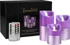 FLAMELESS Candles Battery Operated LED Flickering Flame with Remote & Timer | Am