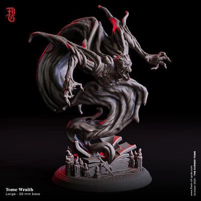 Tome Wraith (Large - 50 mm) by Flesh of Gods | D&D | DnD | Print on Demand