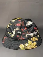 Stussy X Urban Outfitters Floral Mesh size L/XL Bucket Hat B45