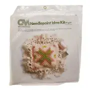 Columbia Minerva Bargello Pin Cushion Needlepoint Idea Kit #1964 NOS Vintage