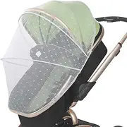 Stroller Net, Protective Mesh Netting, Full-Cover Breathable Stroller Tent, Portable Crib Canopy, Quality Mesh 55.12x21.65 Inches for Baby Pram & Outdoor Travel