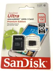 SanDisk Ultra microSDXC UHS-I Card 200gb 90mb/s SEE PICTURES
