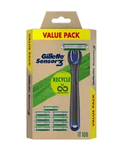 Sensor 3 Razor with Blades Refill 10 Pack