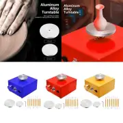 Mini Pottery Wheel Turntable Tabletop Pottery Machine Tabletop Electric Pottery