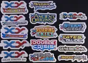 Pokemon TCG Set Stickers for Binders - XY