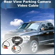 Car Reverse Rear View Parking Camera Video Cable BNC+DC 20M Black