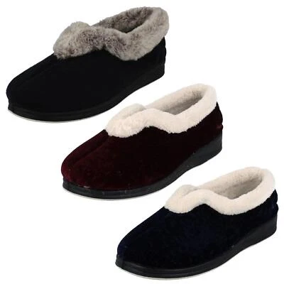 Ladies Padders Slip On Dual Fit Memory Foam Slippers PALOMA