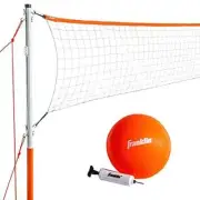 Franklin Sports Volleyball Set, Includes 1 Net with Stakes, ball and Pump with