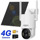 4G LTE Cellular Solar Security Camera Outdoor Wireless Battery Cameras SIM Card